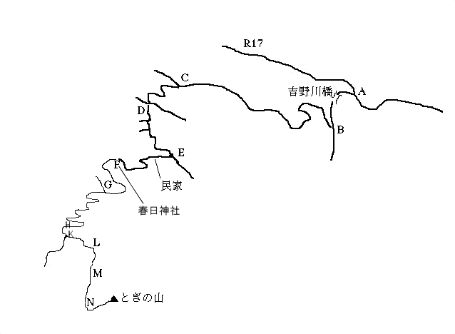 とぎの山　マップ