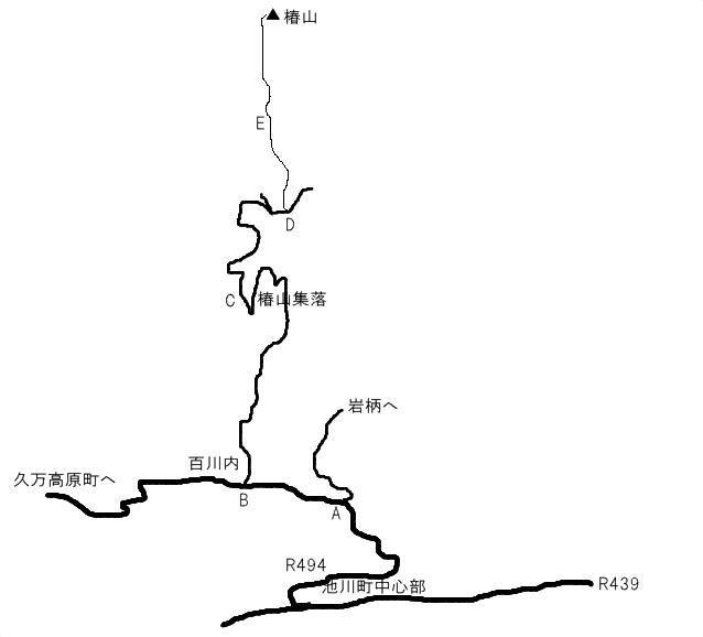 椿山　マップ